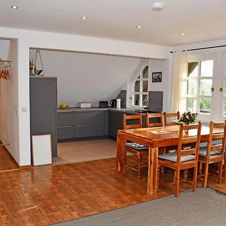 Daire Reetdachfachwerkvilla Am Wiesengrund