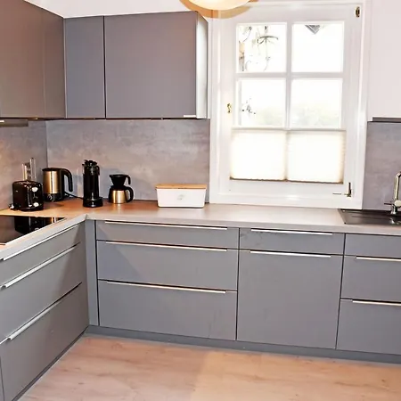 Appartamento Reetdachfachwerkvilla Am Wiesengrund *