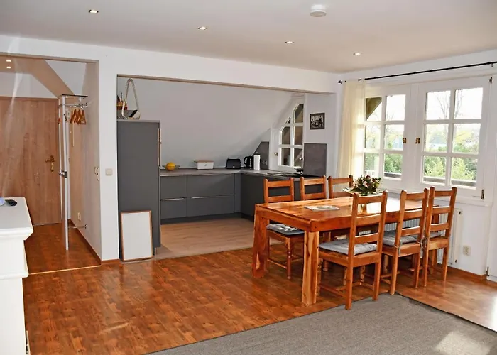 Daire Reetdachfachwerkvilla Am Wiesengrund